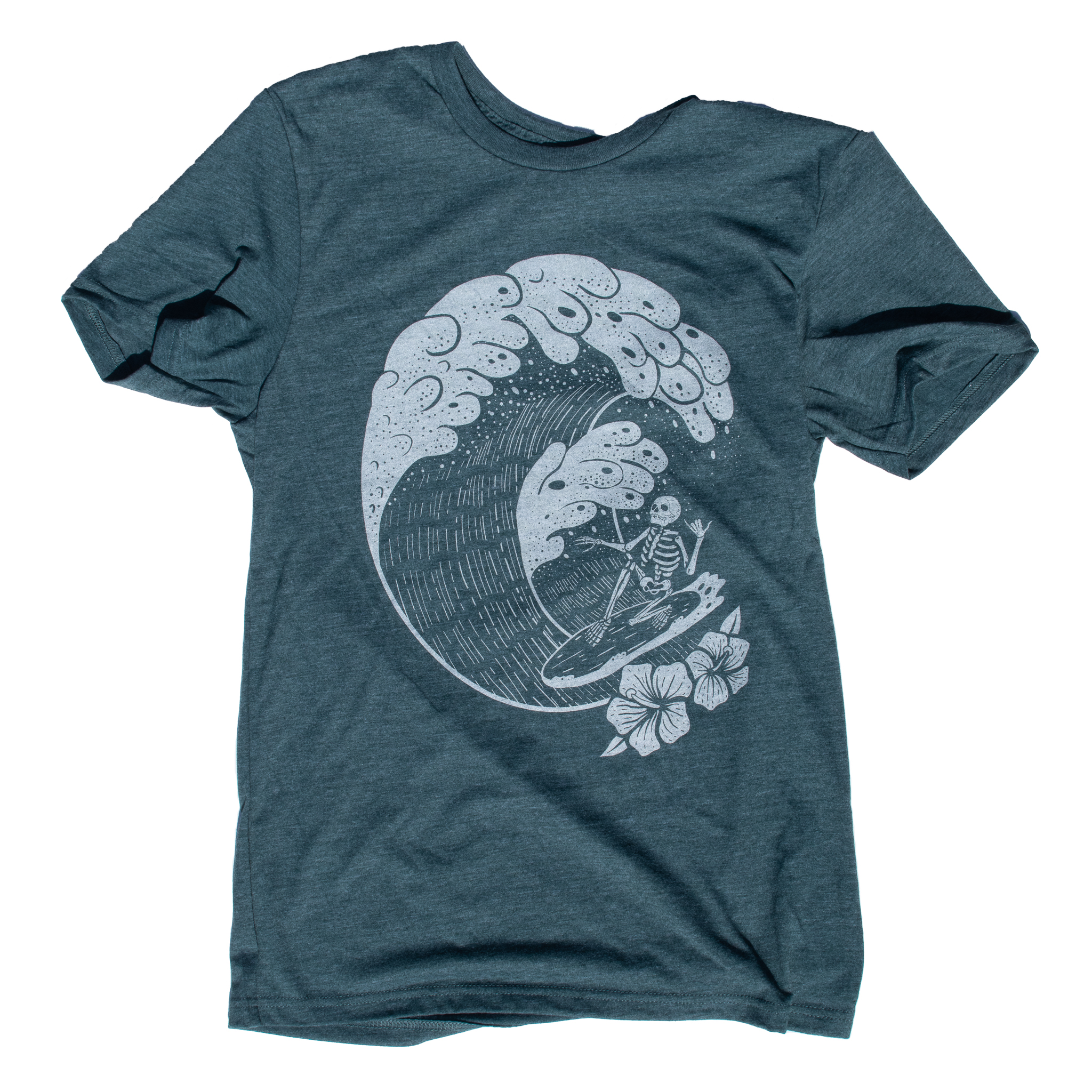 Surfing Skeleton T-Shirt